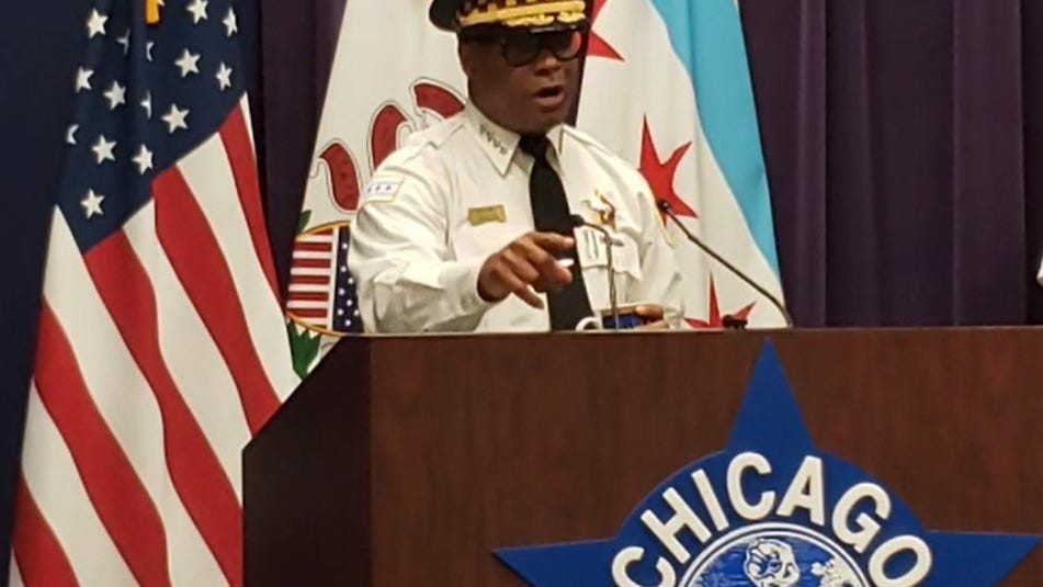 CPD Superintendent David Brown addresses Thursday night's mass shooting on the Near North Side