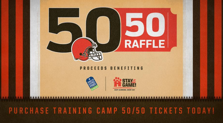 Browns 50/50 Raffle Logo