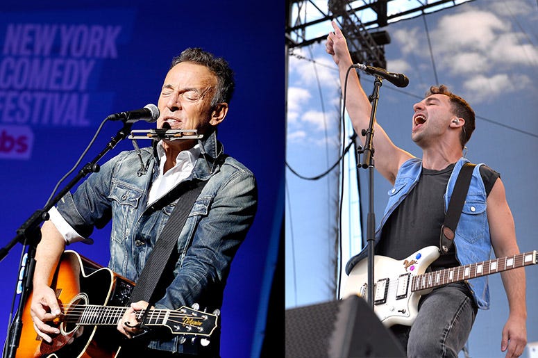  Bruce Springsteen and Jack Antonoff of Bleachers