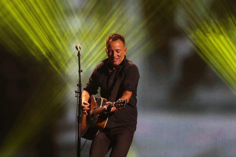 Bruce Springsteen performs during the closing ceremony of the Invictus Games 2017