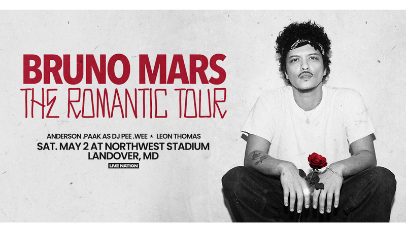 Bruno MArs tour art