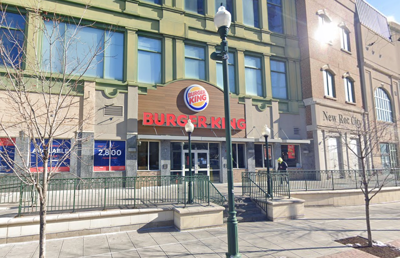 Burger King located at 33 Lecount Place in New Rochelle, NY.