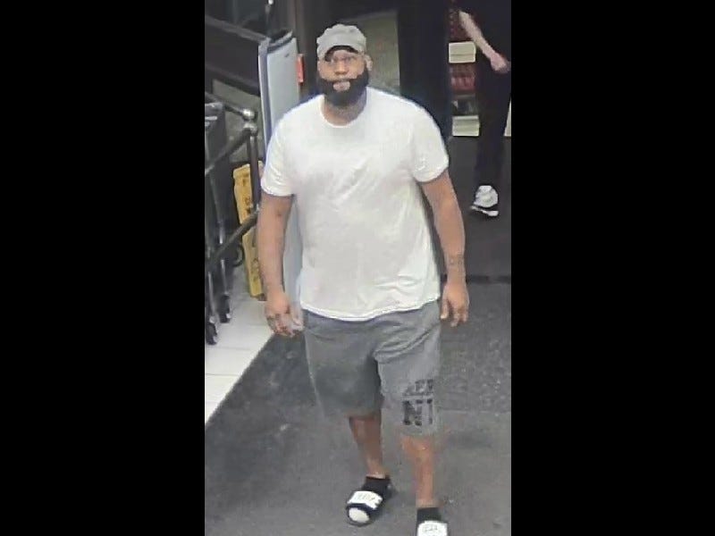 Suspected Burlington flasher inside store