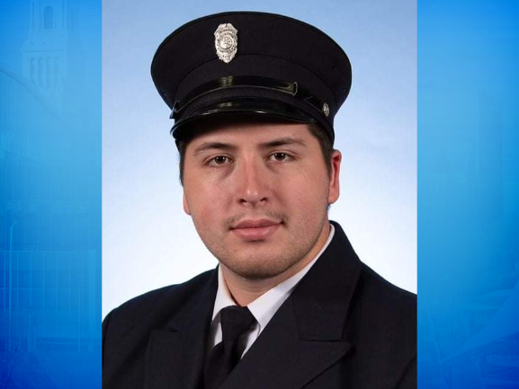 Burlington Firefighter Colin McFadden