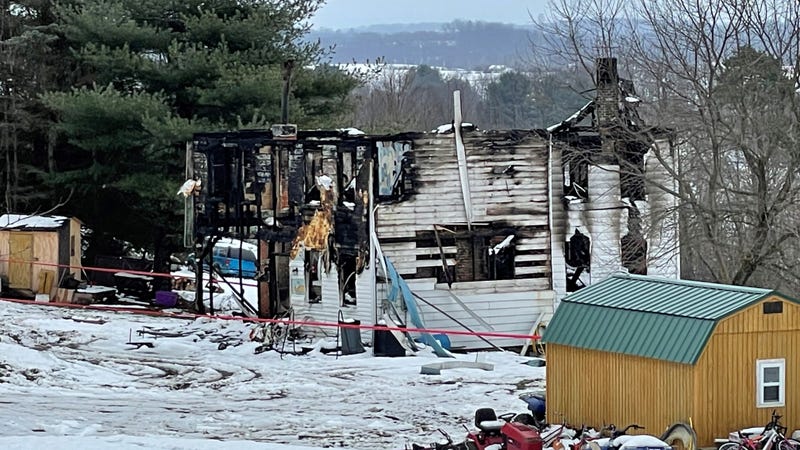 Chris and his family barely escaped the fire that destroyed their home near Saxonburg, PA.