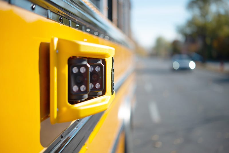School bus stop arm camera