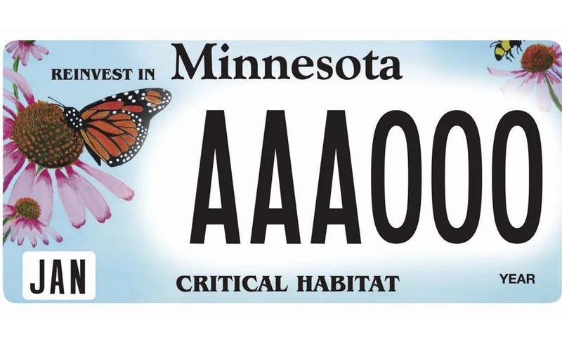 Minnesota, License Plate, Pollinator, Bee