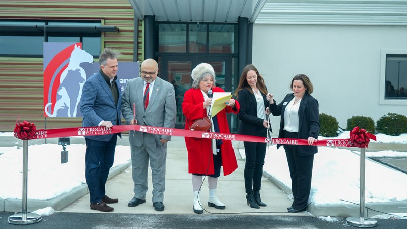 Trocaire ribbon cutting