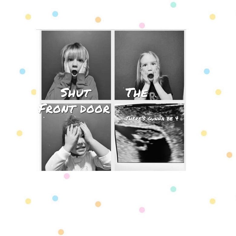 Baby announcement