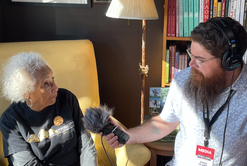 WWJ's Zach Clark talks with Janet Webster Jones, owner of Source Booksellers in Midtown