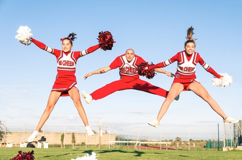 high school cheerleaders