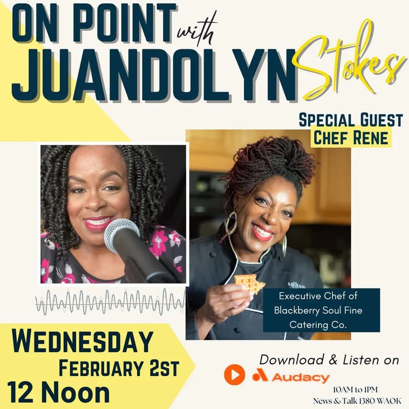 On Point with Juandolyn Stokes is Cooking with Chef Rene