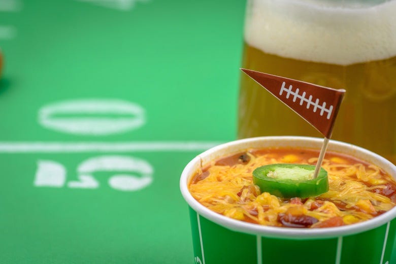 mug of beer & chili