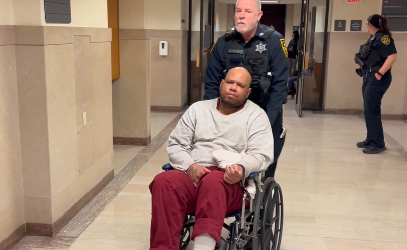 Tyreese Quinerley leaves the courtroom in Norristown after his guilty verdict.