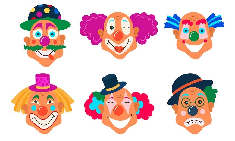 random clowns