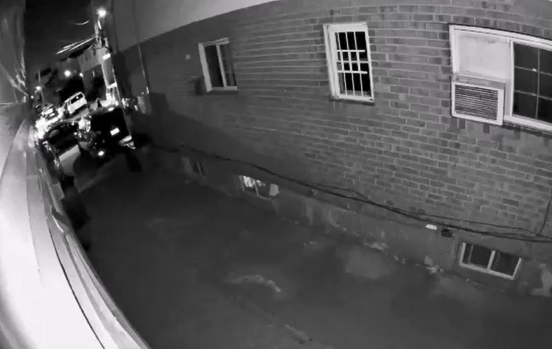 Surveillance footage caught on a nearby security camera during the murder of John Jeff on Aug. 15, 2020.