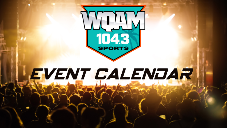 104.3 FM WQAM Sports Event Calendar