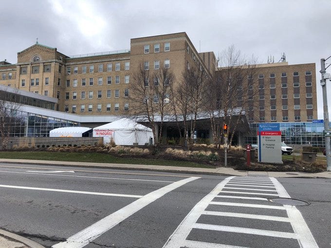 Mercy Hospital. March 27, 2020