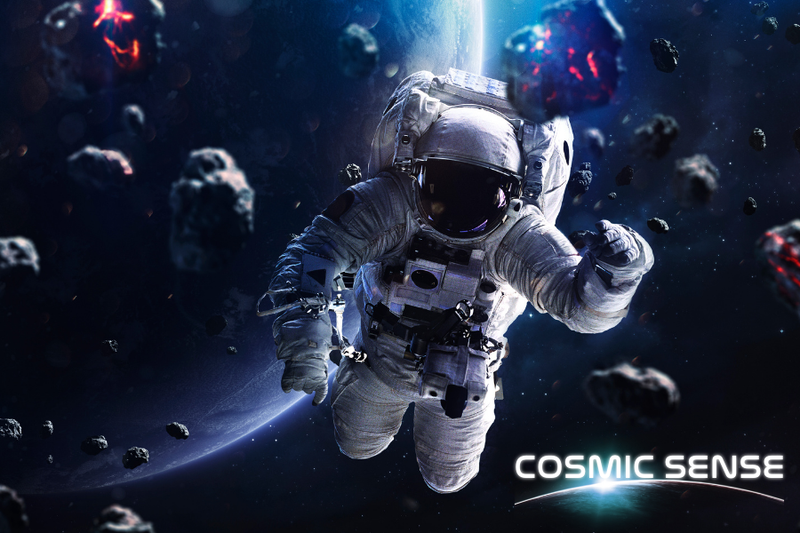 Astronaut in outerspace