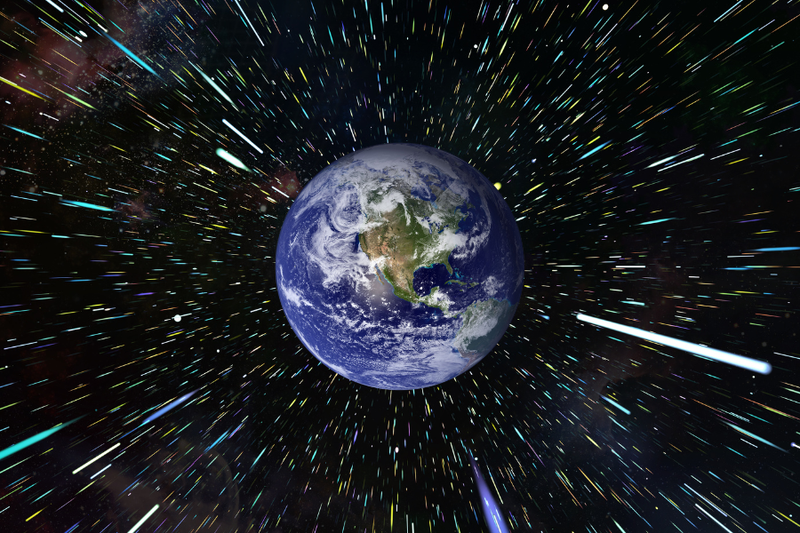 Earth in space