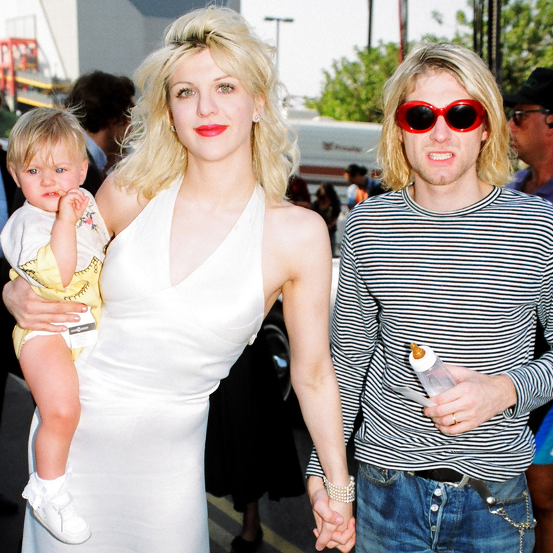 Courtney Love and Kurt Cobain