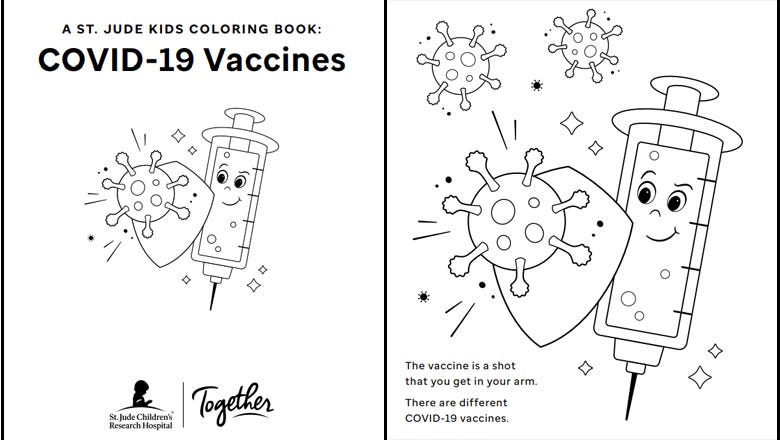 COVID coloring book