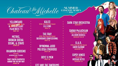 Metric, Broken Social Scene, & Stars at Chateau Ste. Michelle