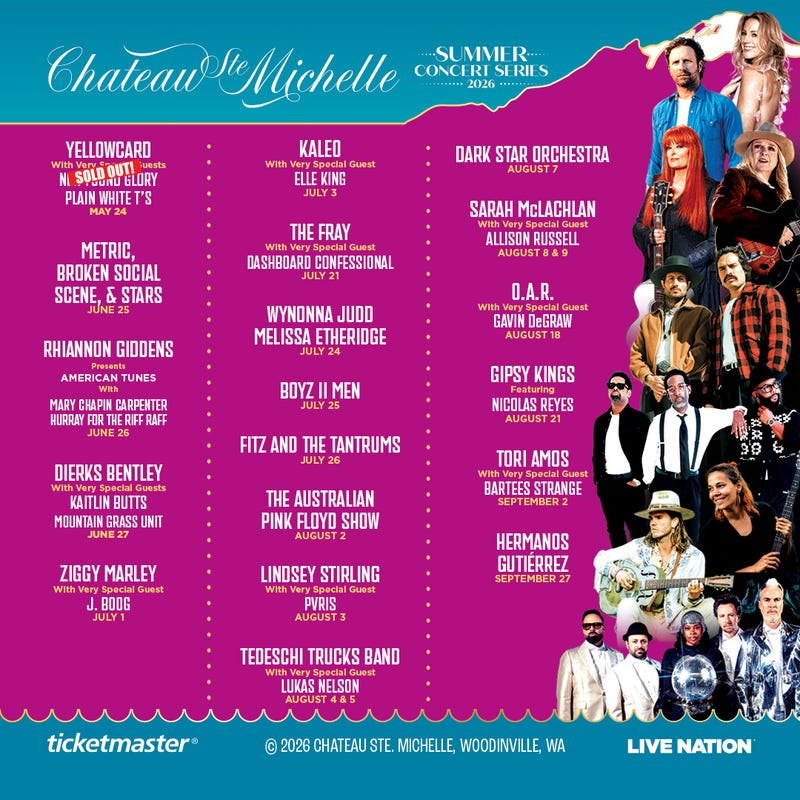 Metric, Broken Social Scene, & Stars at Chateau Ste. Michelle