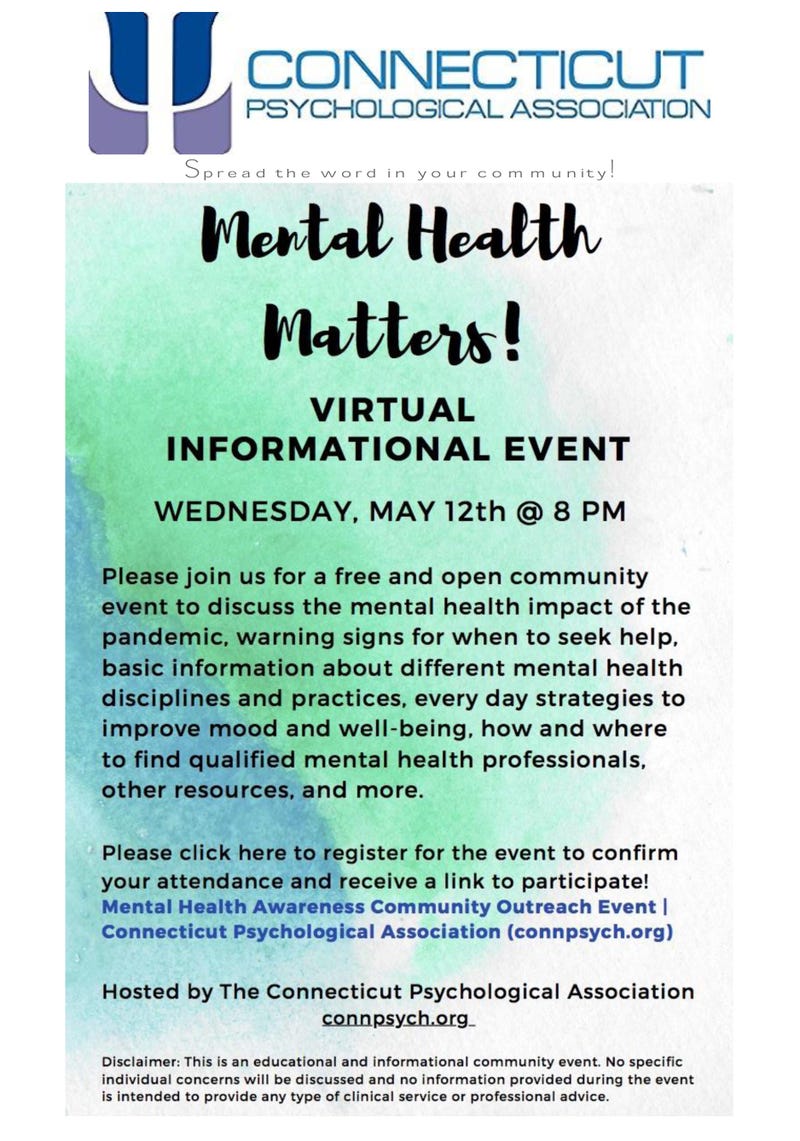 Virtual Event May 12, 2021