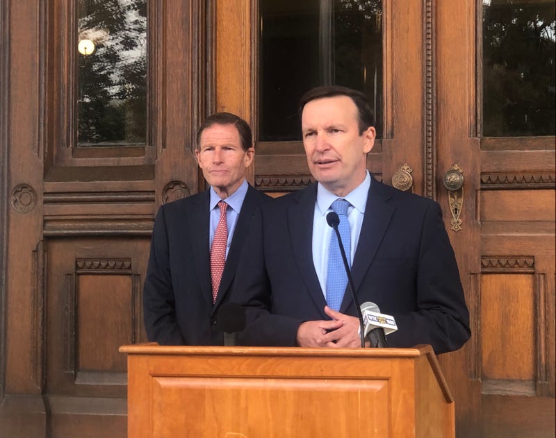 US Sen. Chris Murphy with Sen. Richard Blumenthal