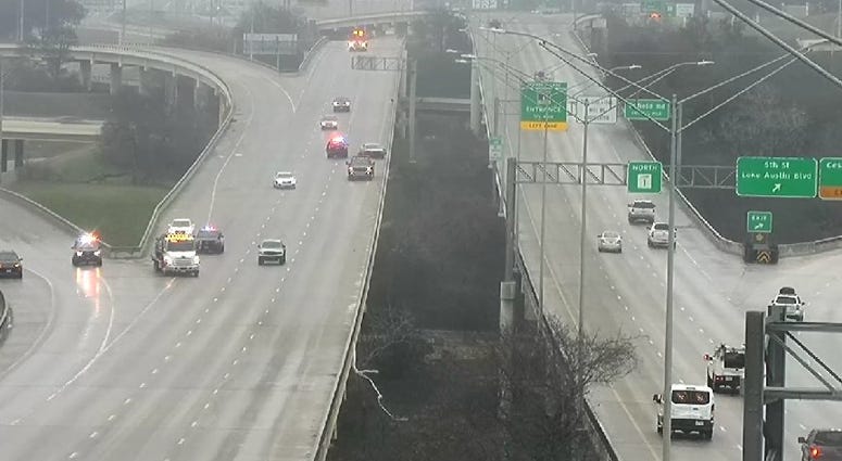 MoPac iced over