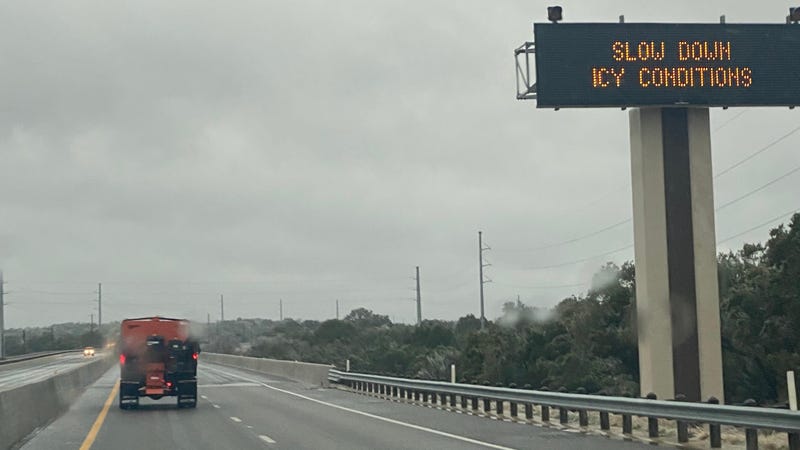 CTRMA ice on tollway