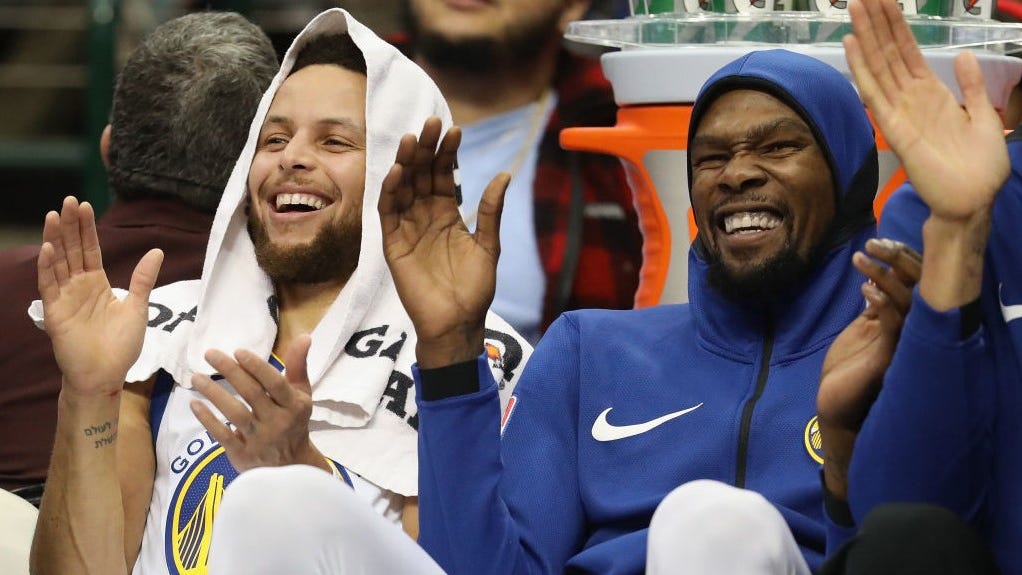 Steph Curry's initial reaction to idea of playing with Kevin Durant: 'Hell yeah'