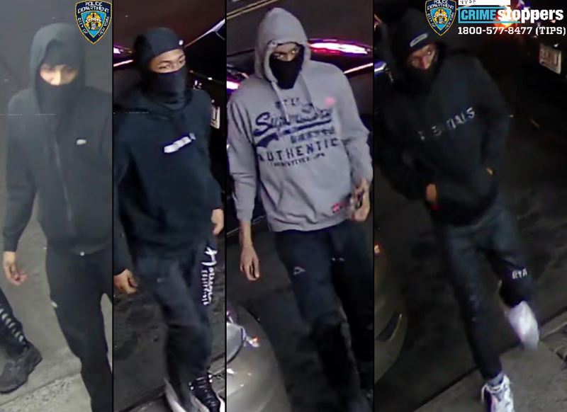 Police are searching for several males in the robbery of a cab driver in Queens on March 27