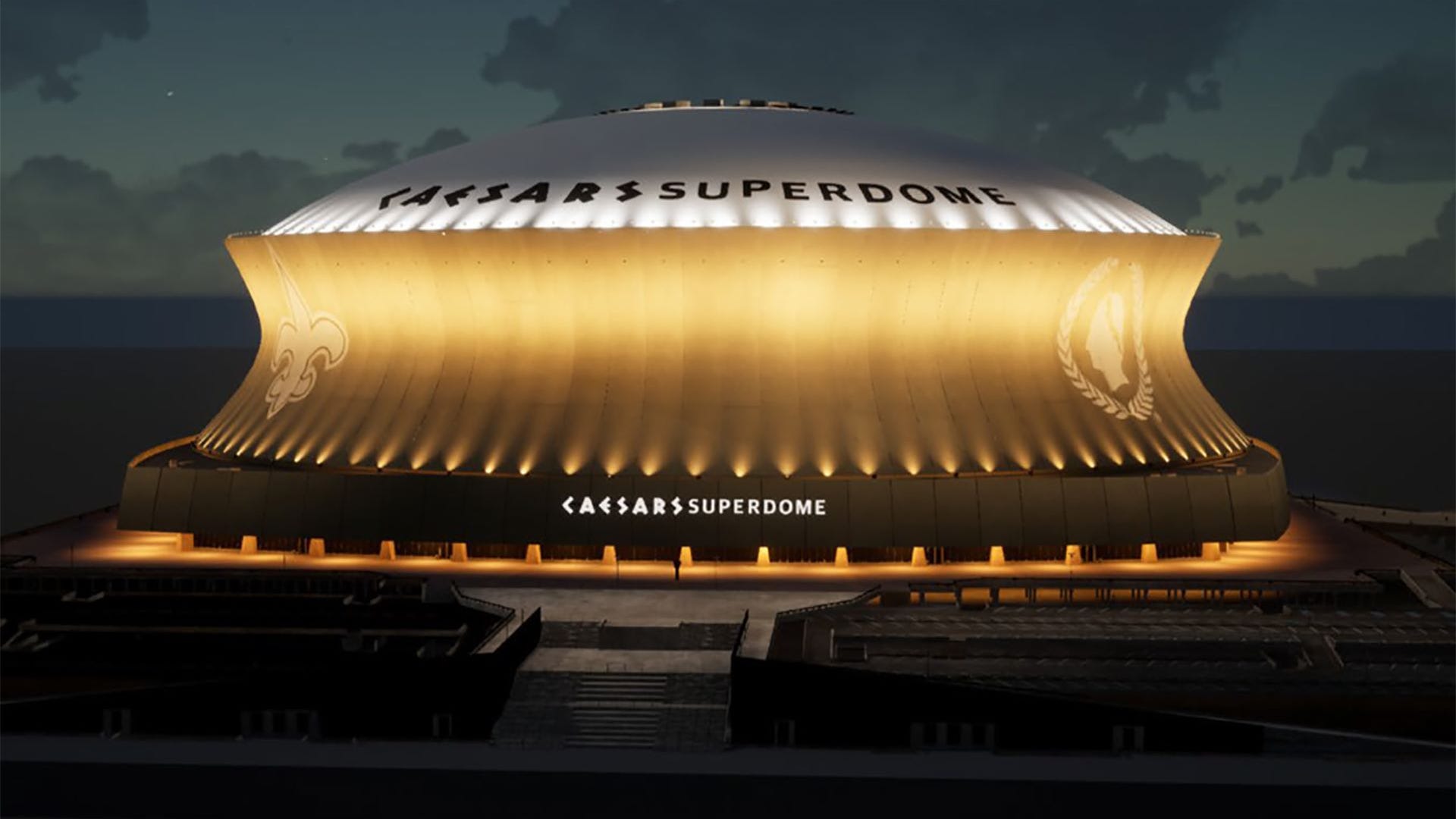 Here's what Caesars Superdome in New Orleans would look like in new naming deal
