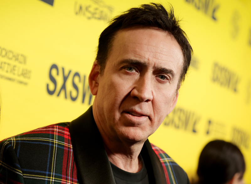 Nicolas Cage attends the premiere of "The Unbearable Weight of Massive Talent" during the 2022 SXSW Conference and Festivals at The Paramount Theatre on March 12, 2022 in Austin, Texas