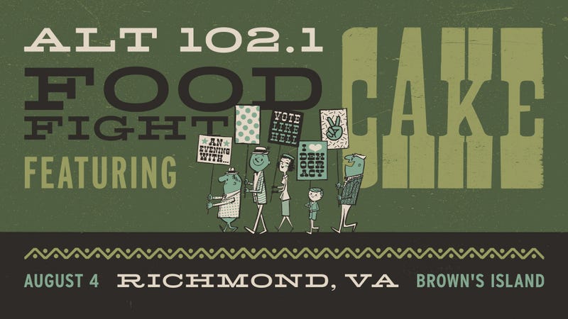 Alt 102.1 Food Fight featuring Cake