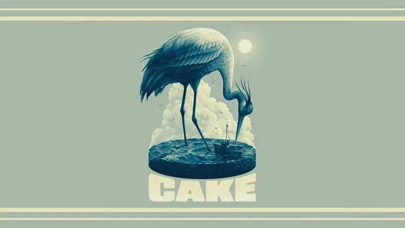 Cake band bird logo