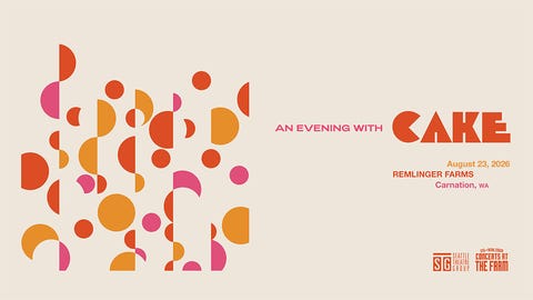 An Evening with CAKE at Remlinger Farms