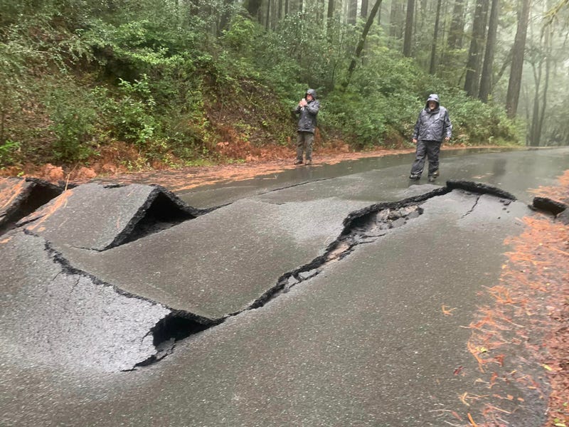Mattole Road has been shut down "for weeks or more," officials say.