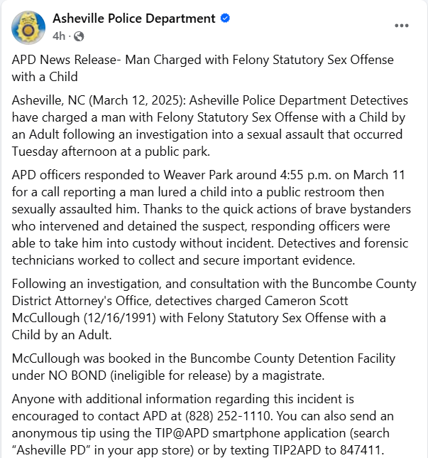 APD Facebook Page