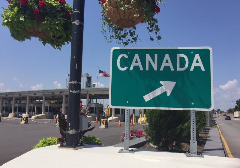 U.S.-Canadian border - Peace Bridge