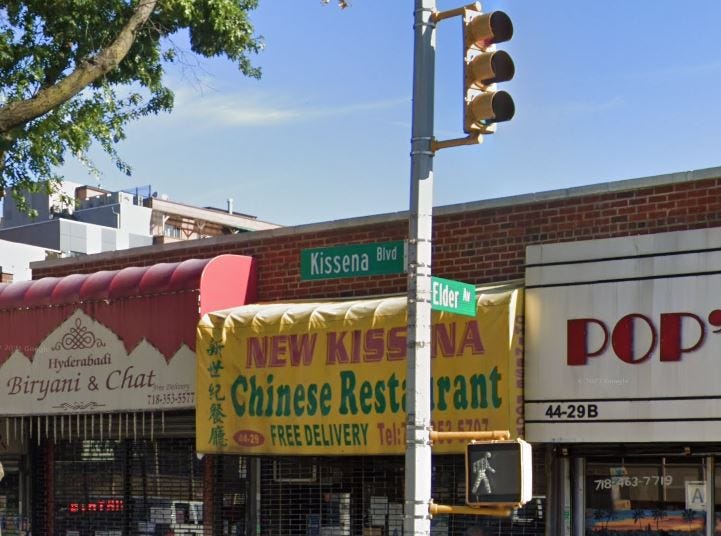 A driver and pedestrian hit each other with canes in a Queens brawl Thursday morning and are now facing charges, police said.