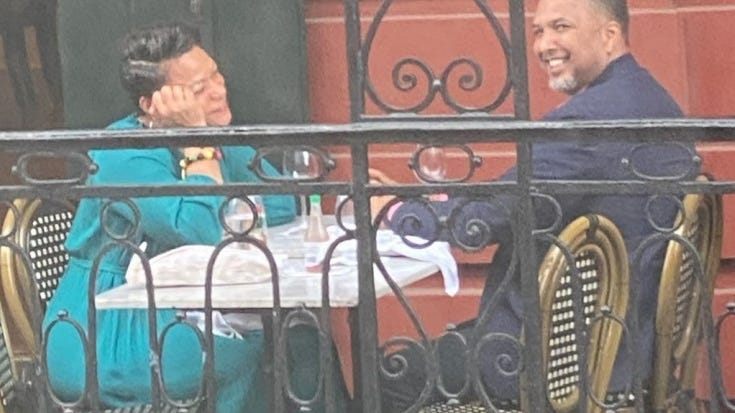 Photos show bodyguard dining with Cantrell, violating policy