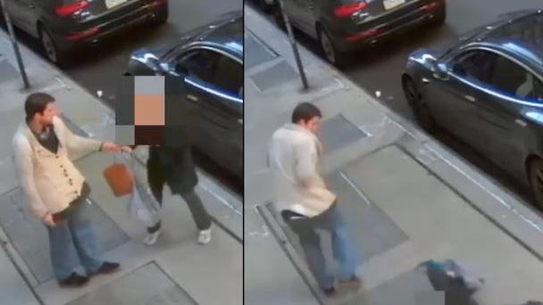 VIDEO: Mujer de 76 años cae al suelo luego que un ladrón le robara su cartera en Tribeca