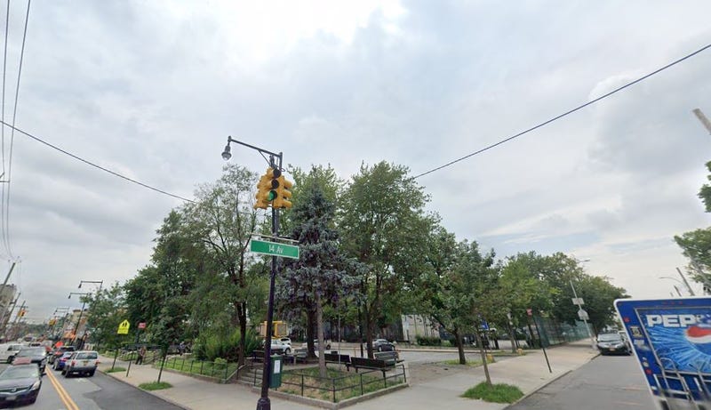 The intersection where a mother and her 8-year-old son were struck by a vehicle on Nov. 21, 2022.