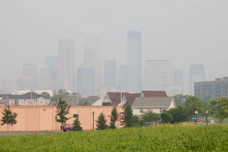 Smoky air