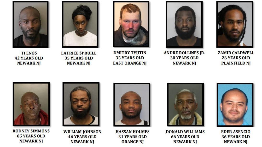 NJ police arrest 41 people during felony warrant sweep
