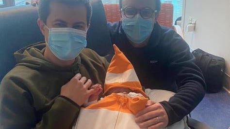Transportation Secretary Pete Buttigieg's twins dressed as 'infrastructure' for Halloween