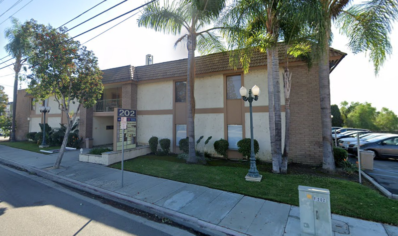 202 West Lincoln Avenue, the site of a March 31, 2021 mass shooting.